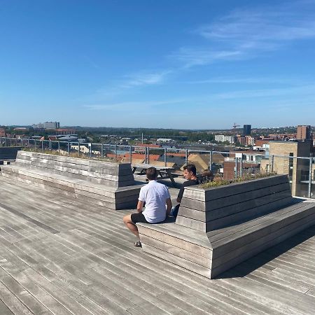 Modern Central Apt With Rooftop, Privat Balcony, & Free Parking,Next To Aarhus Attractions Екстер'єр фото